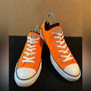 Converse All Star Unisex, Neon Orange Sneakers Shoes, Mens 15, Womens17. Clean!